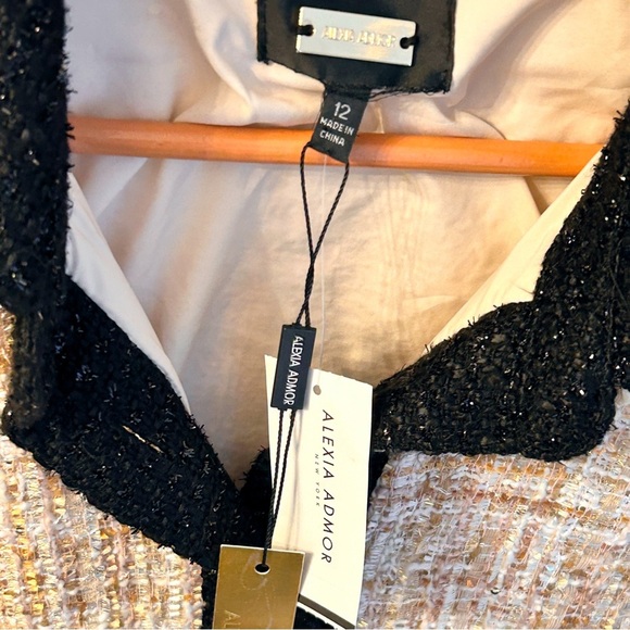 Alexia Ardmore Button Down Tweed Jenni Dress Size 12 NWT - Picture 6 of 7